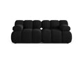 Bellis Divano componibile 2 Posti Bluvel - Nero