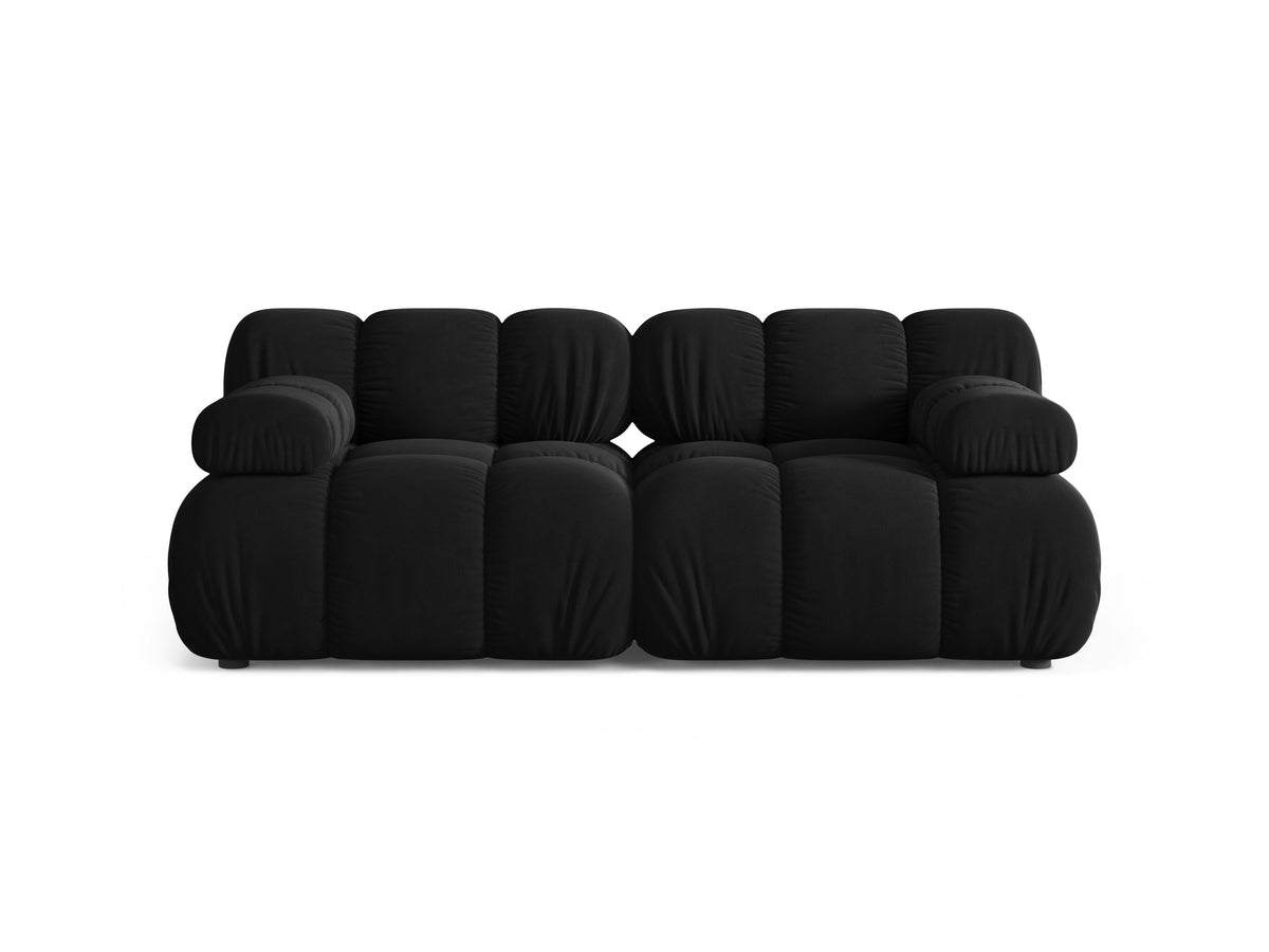 Bellis Divano componibile 2 Posti Bluvel - Nero