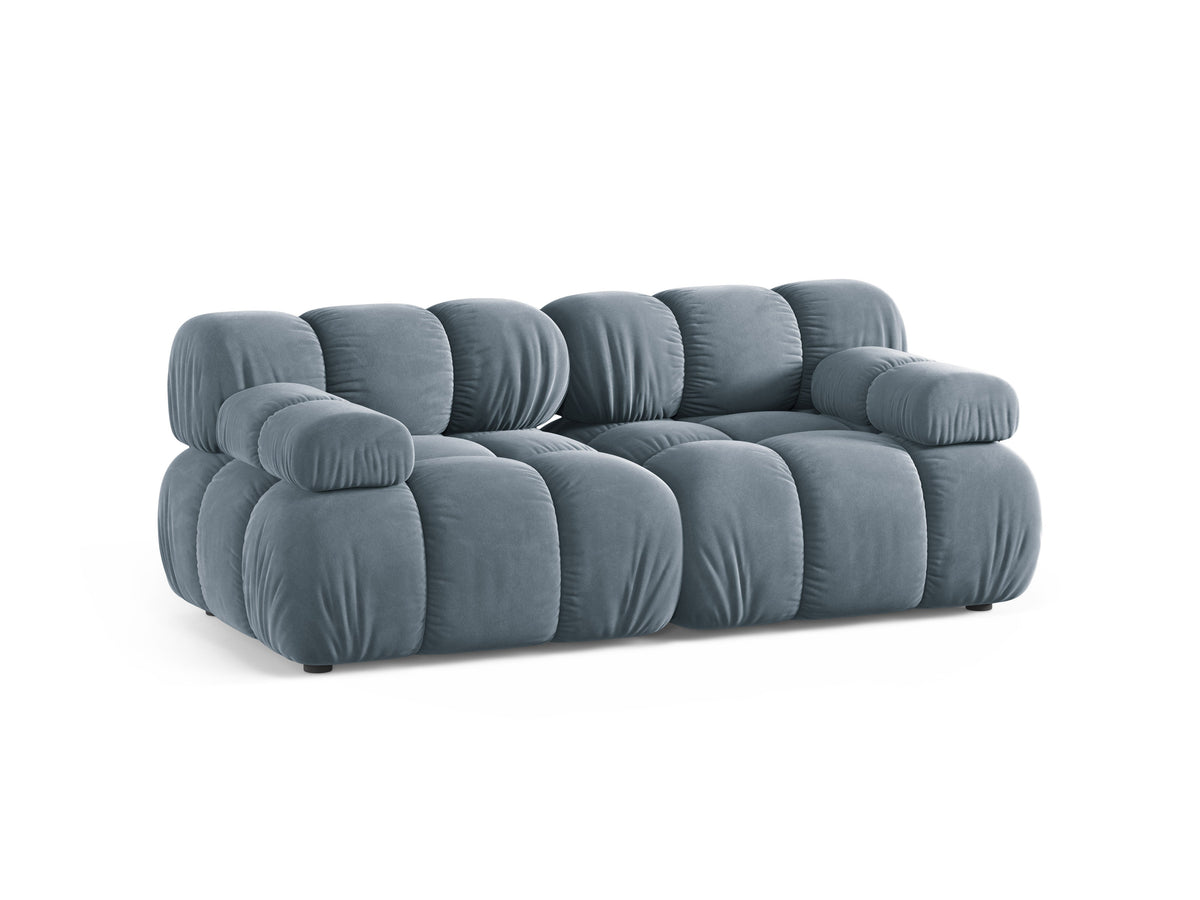 Bellis Divano componibile 2 Posti Bluvel - Azzurro