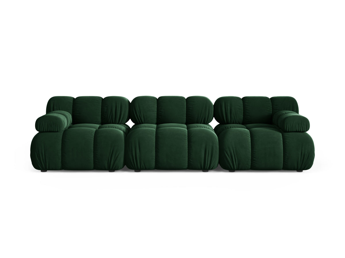 Bellis Divano componibile 3 Posti Bluvel - Verde bottiglia