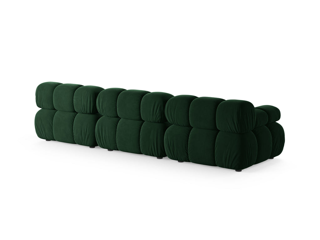 Bellis Divano componibile 3 Posti Bluvel - Verde bottiglia