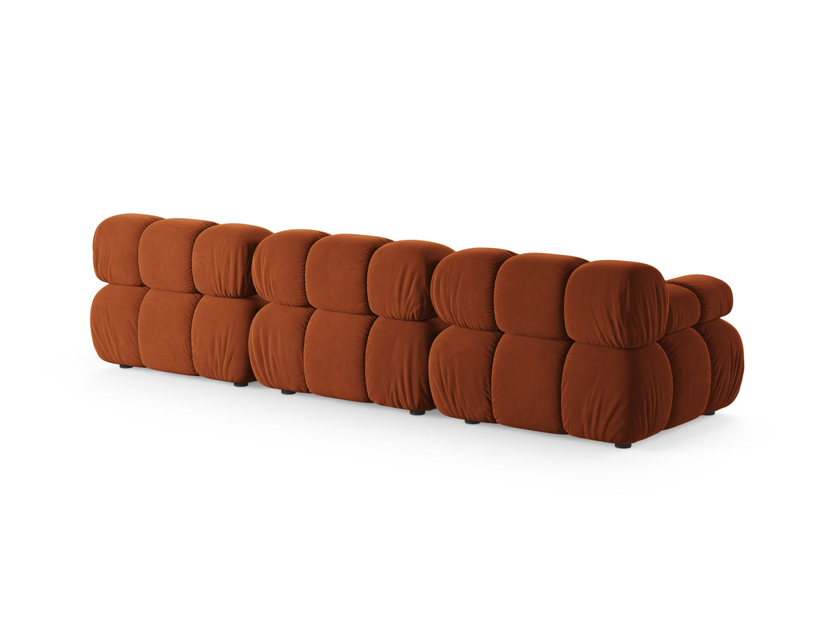 Bellis Divano componibile 3 Posti Bluvel - Terracotta