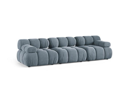 Bellis Divano componibile 3 Posti Bluvel - Azzurro