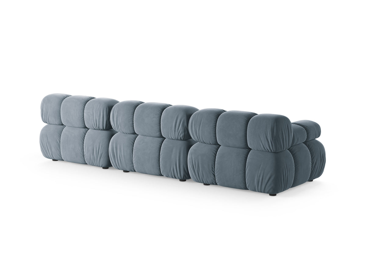 Bellis Divano componibile 3 Posti Bluvel - Azzurro