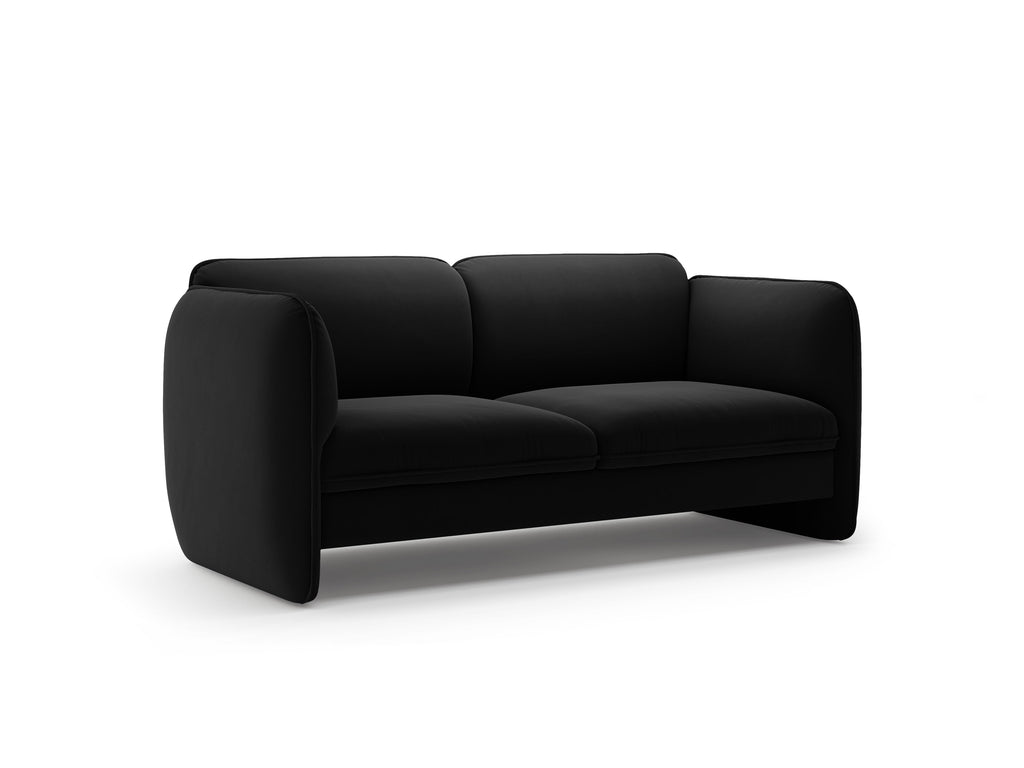 Georgia Divano 2 Posti Magic Velvet - Nero