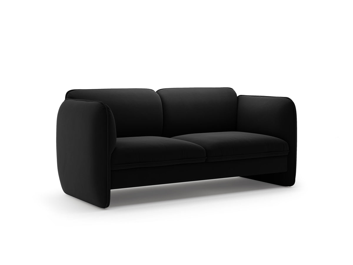 Georgia Divano 2 Posti Magic Velvet - Nero