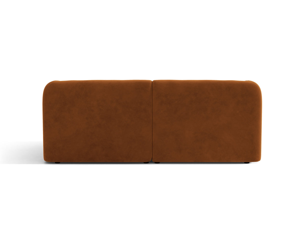 Miley Divano 2 Posti Bluvel - Terracotta