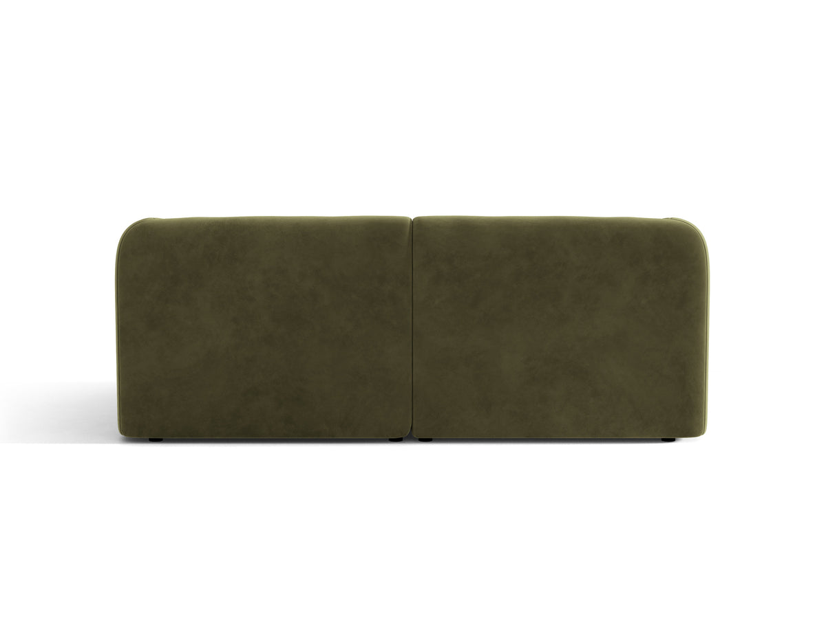 Miley Divano 2 Posti Bluvel - Verde