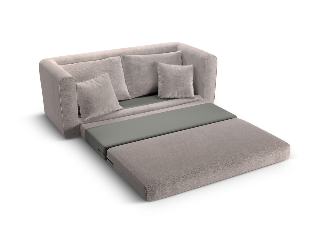 Lido Divano letto 2 Posti CORAL - Grigio caldo