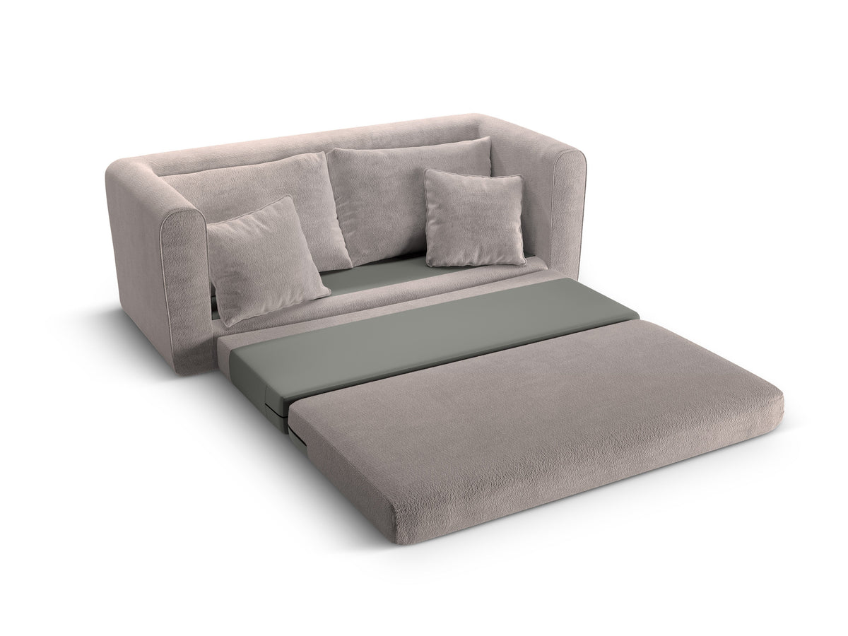 Lido Divano letto 2 Posti CORAL - Grigio caldo