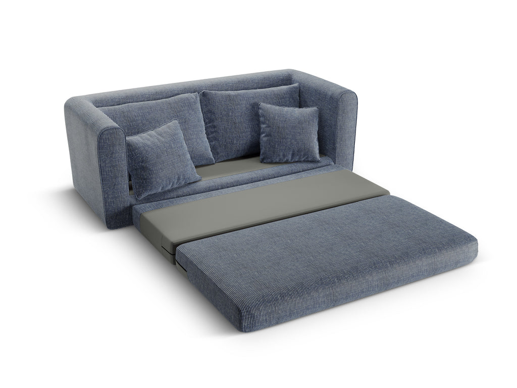 Lido Divano letto 2 Posti Baltimore - Blu melange