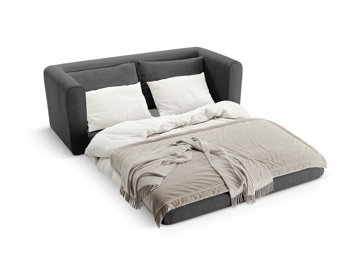Lido Divano letto 2 Posti Solid - Grigio scuro