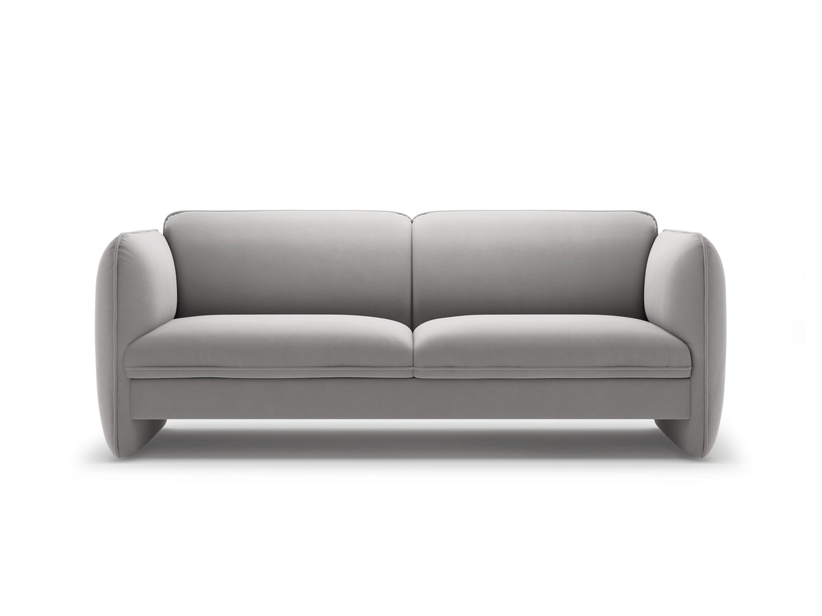 Georgia Divano 3 Posti Magic Velvet - Grigio chiaro