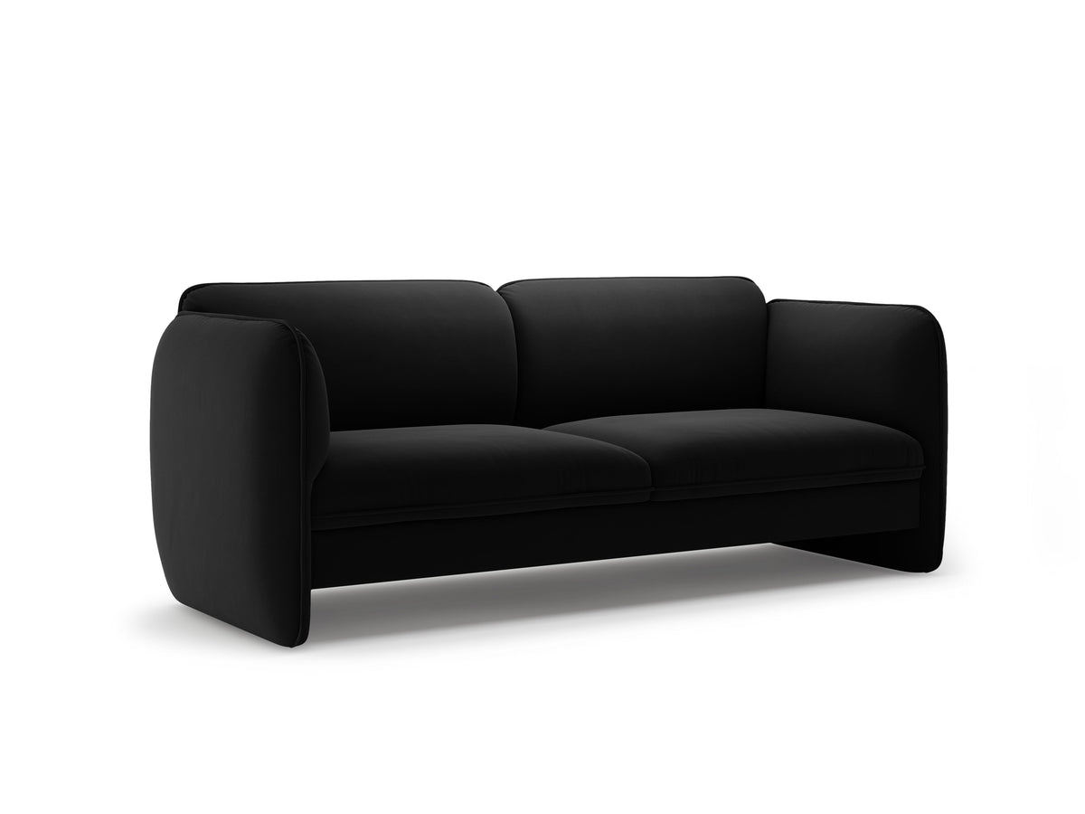 Georgia Divano 3 Posti Magic Velvet - Nero