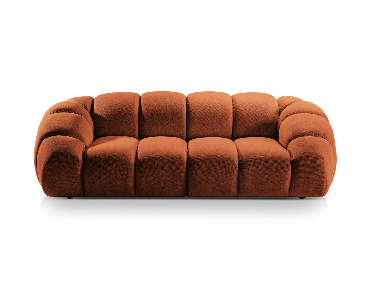 Diana Divano 3 Posti Bubble - Terracotta
