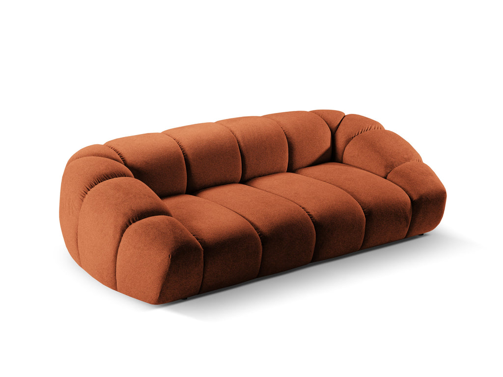 Diana Divano 3 Posti Bubble - Terracotta