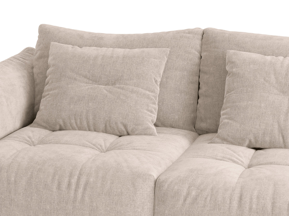 Bloom Divano componibile 3 Posti Wind - Beige chiaro