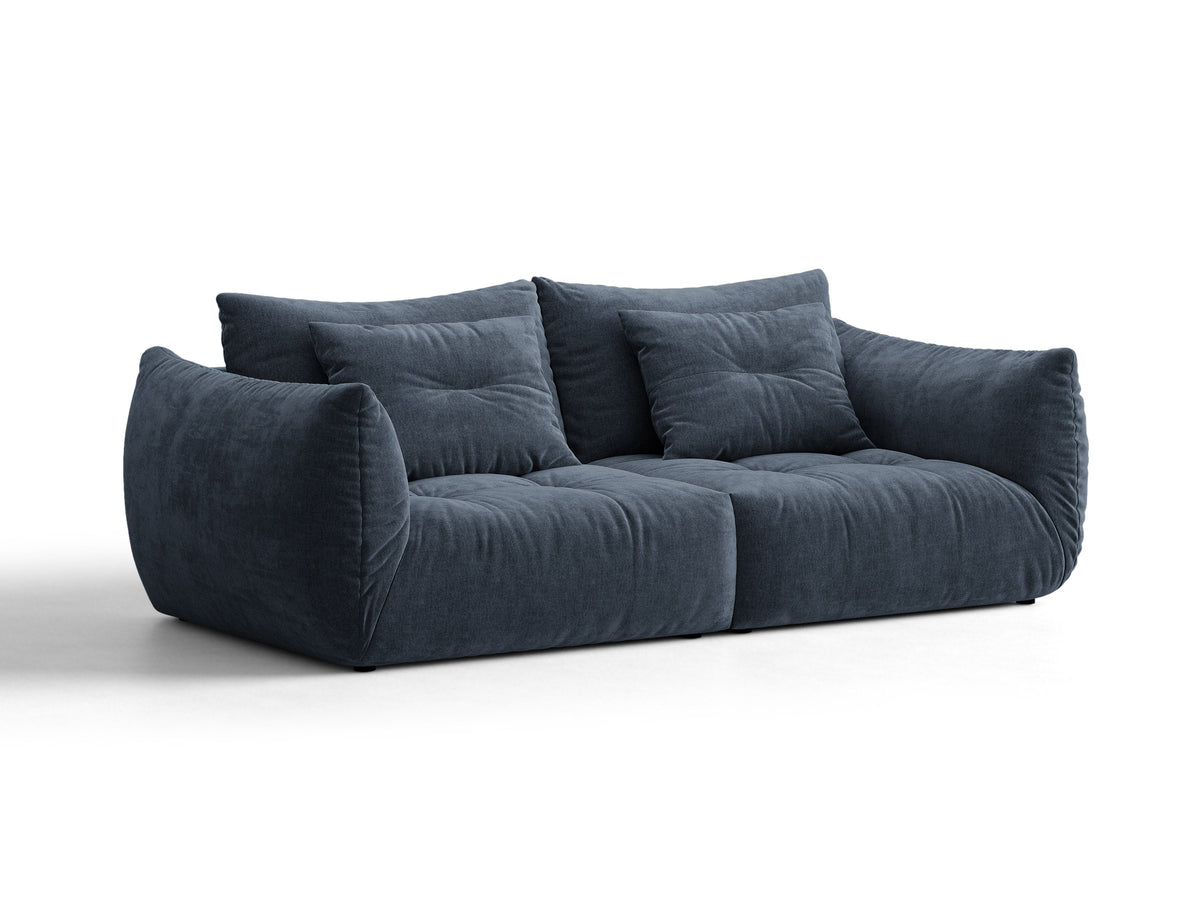 Bloom Divano componibile 3 Posti Wind - Blu navy