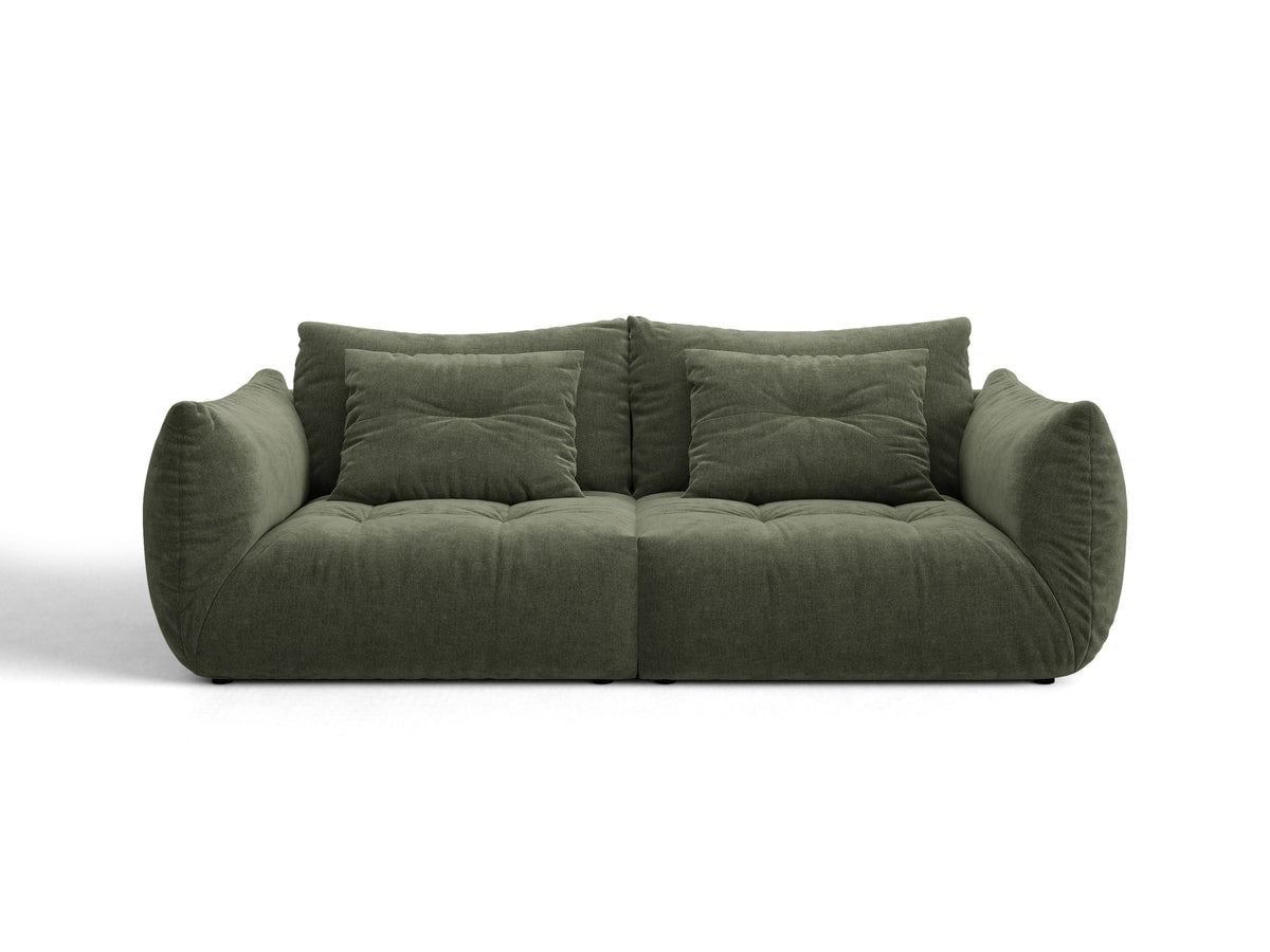 Bloom Divano componibile 3 Posti Wind - Moss verde
