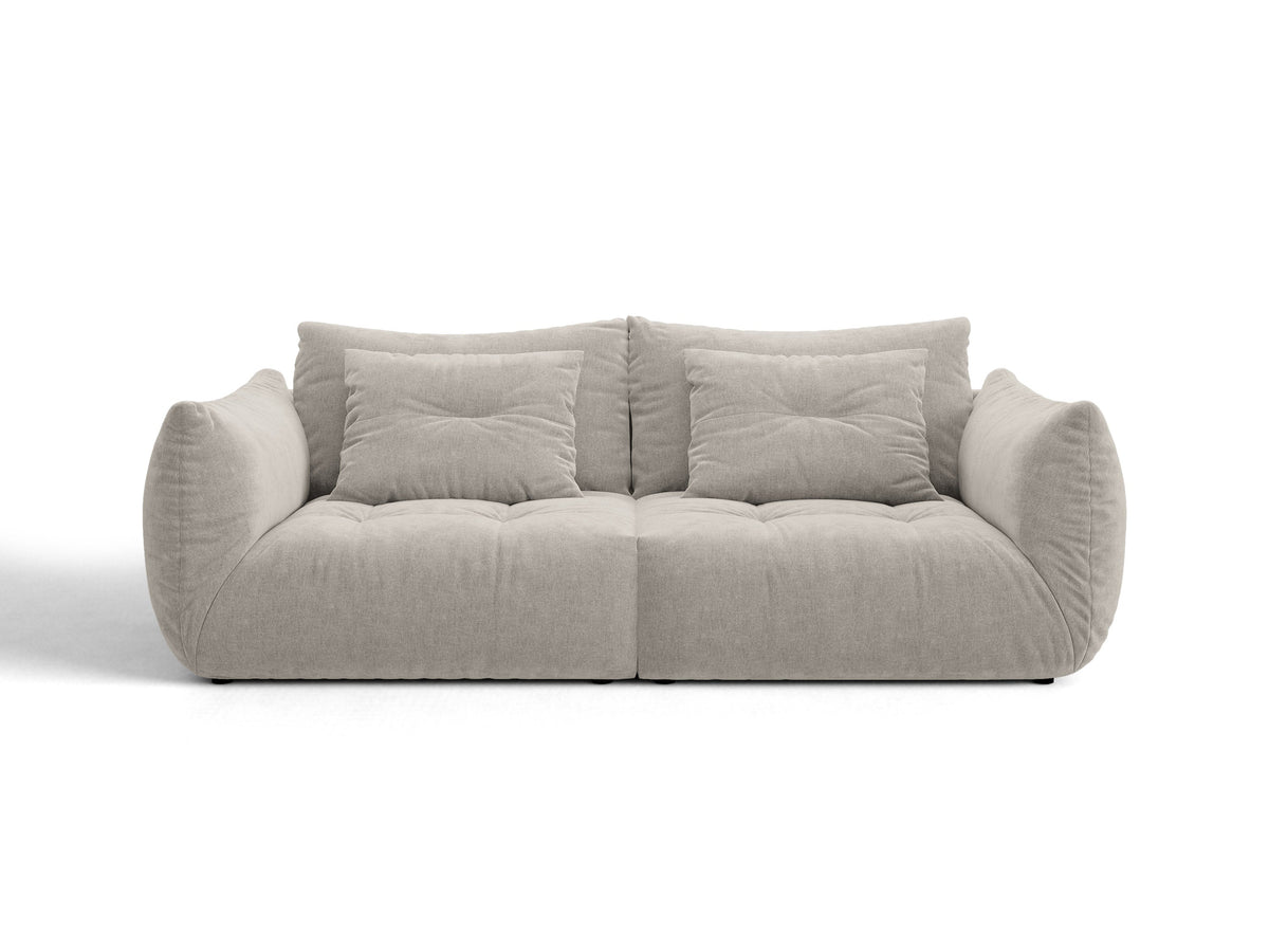Bloom Divano componibile 3 Posti Wind - Grigio chiaro