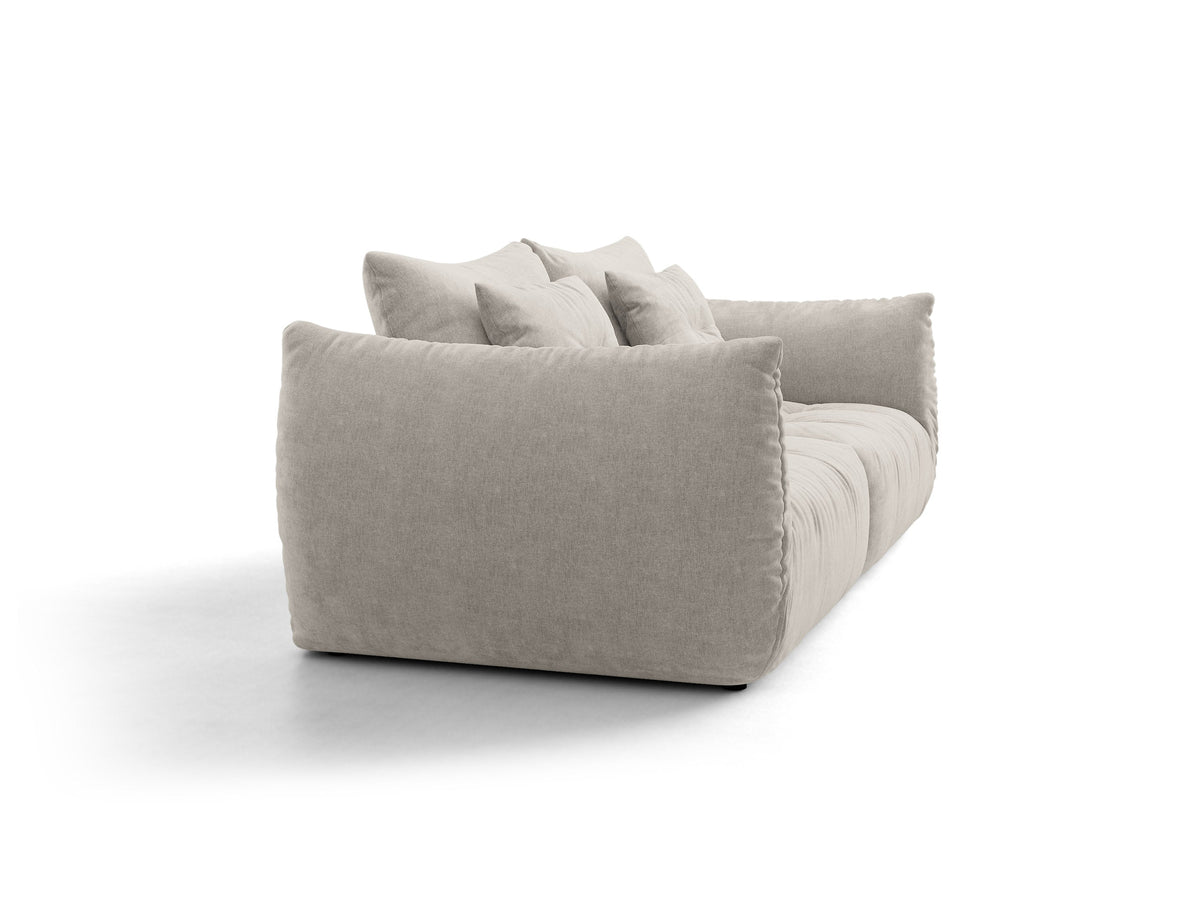 Bloom Divano componibile 3 Posti Wind - Grigio chiaro