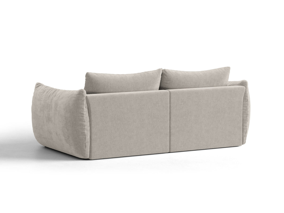 Bloom Divano componibile 3 Posti Wind - Grigio chiaro