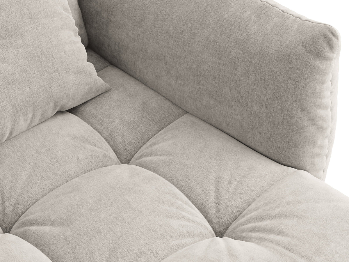 Bloom Divano componibile 3 Posti Wind - Grigio chiaro