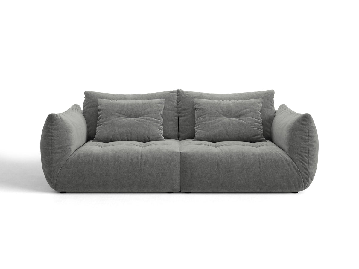 Bloom Divano componibile 3 Posti Wind - Grigio scuro