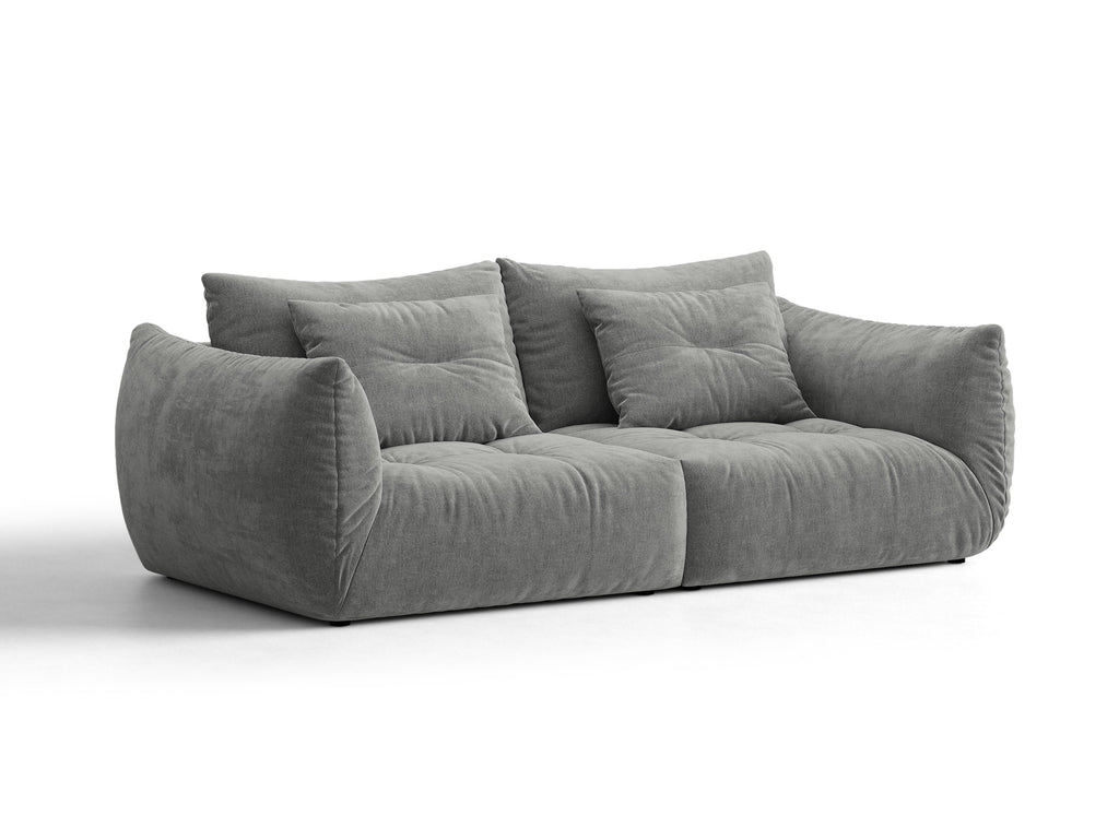 Bloom Divano componibile 3 Posti Wind - Grigio scuro
