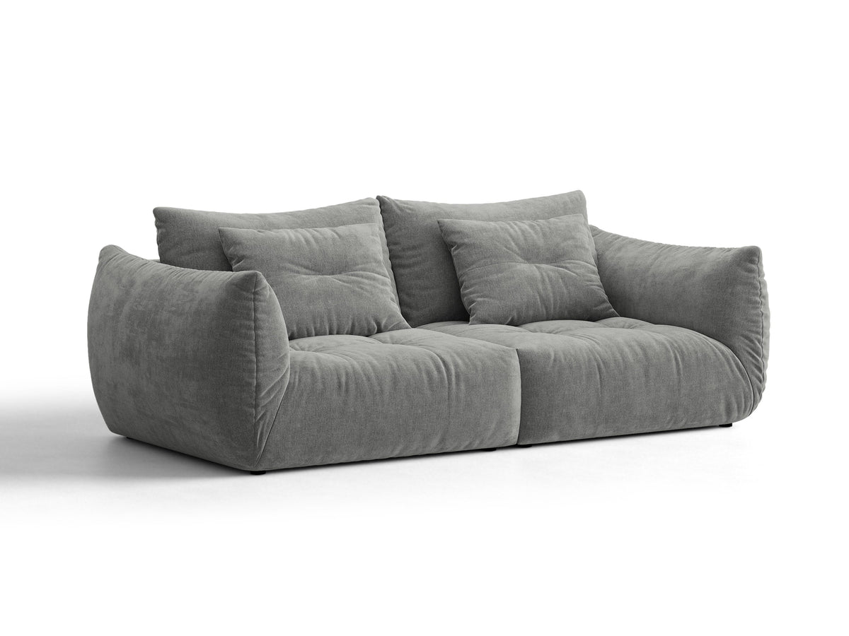Bloom Divano componibile 3 Posti Wind - Grigio scuro
