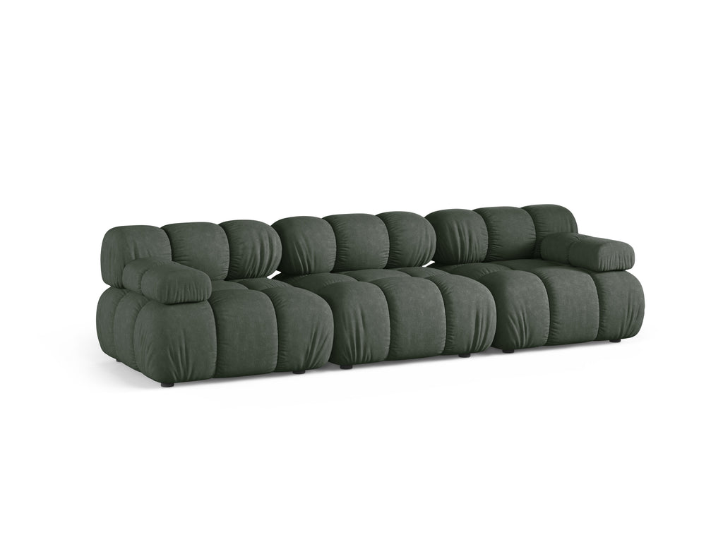 Bellis Divano componibile 3 Posti Liberty - Moss verde