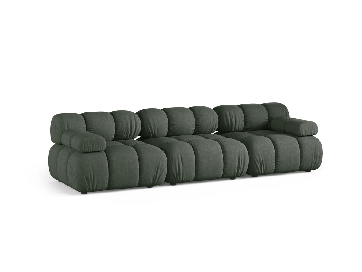 Bellis Divano componibile 3 Posti Liberty - Moss verde