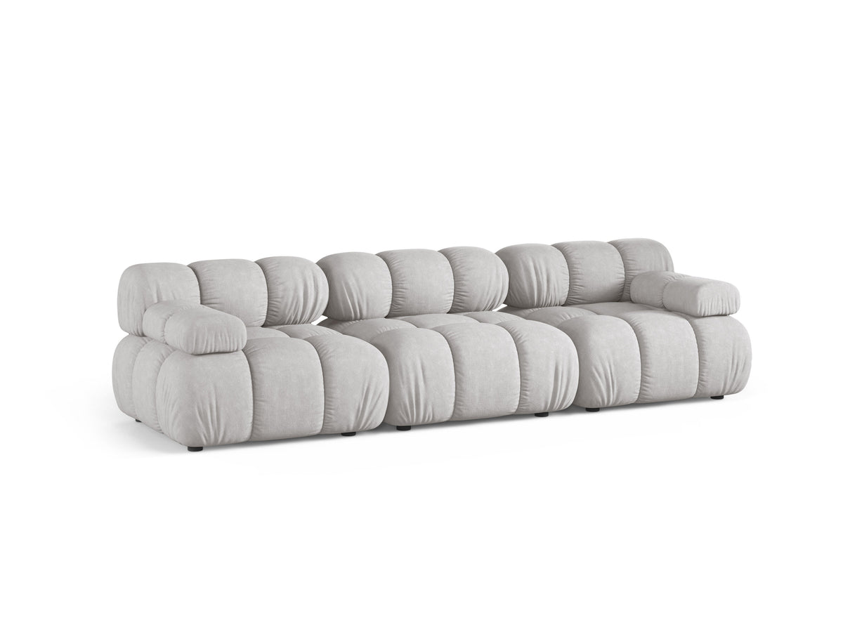 Bellis Divano componibile 3 Posti Liberty - Grigio chiaro