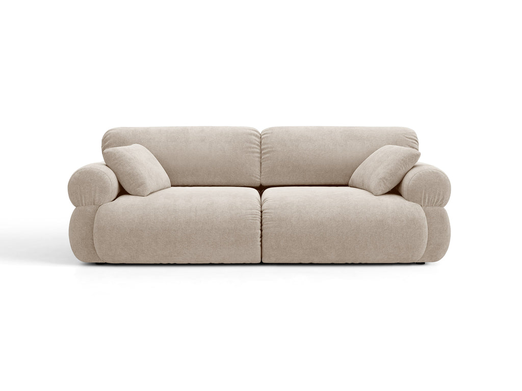 Ophelia Sofa in Velluto 3 Posti Liberty - Beige