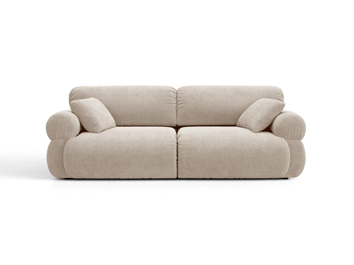 Ophelia Sofa in Velluto 3 Posti Liberty - Beige