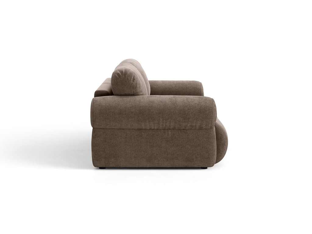 Ophelia Sofa in Velluto 3 Posti Liberty - Cappuccino