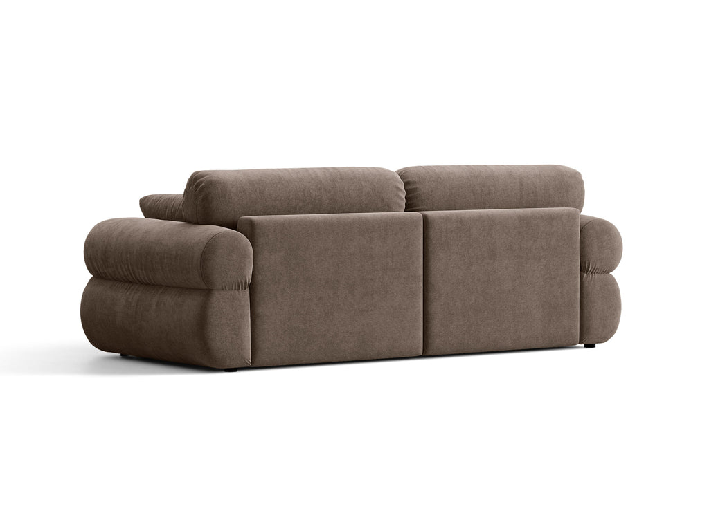 Ophelia Sofa in Velluto 3 Posti Liberty - Cappuccino