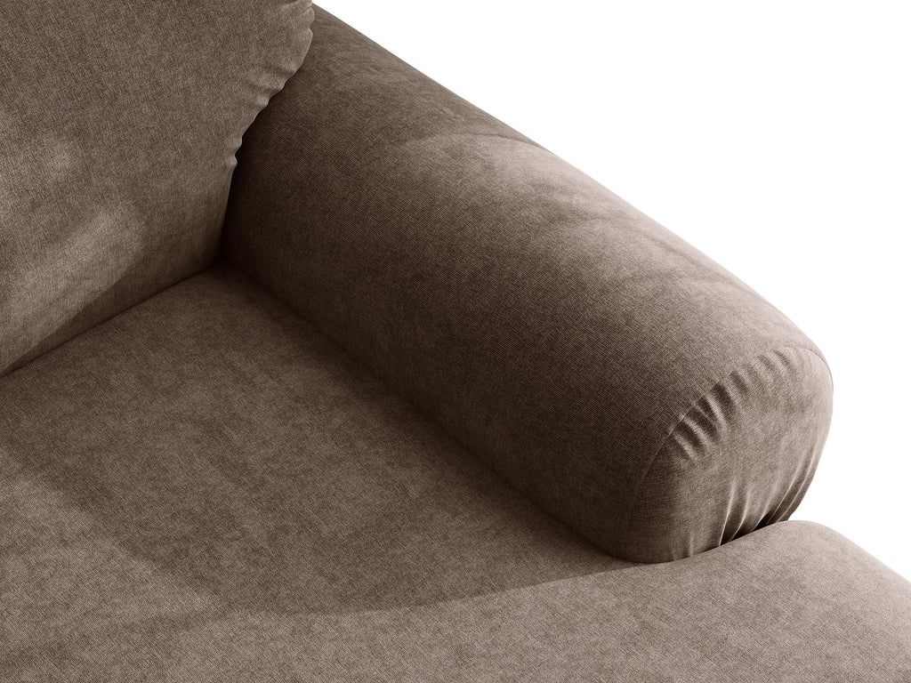 Ophelia Sofa in Velluto 3 Posti Liberty - Cappuccino