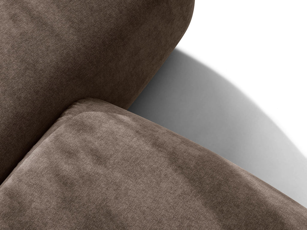 Ophelia Sofa in Velluto 3 Posti Liberty - Cappuccino