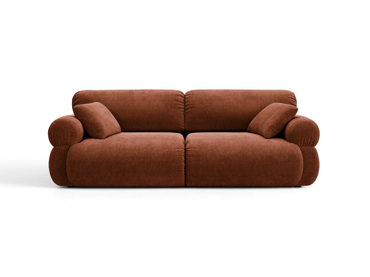 Ophelia Sofa in Velluto 3 Posti Liberty - Brick