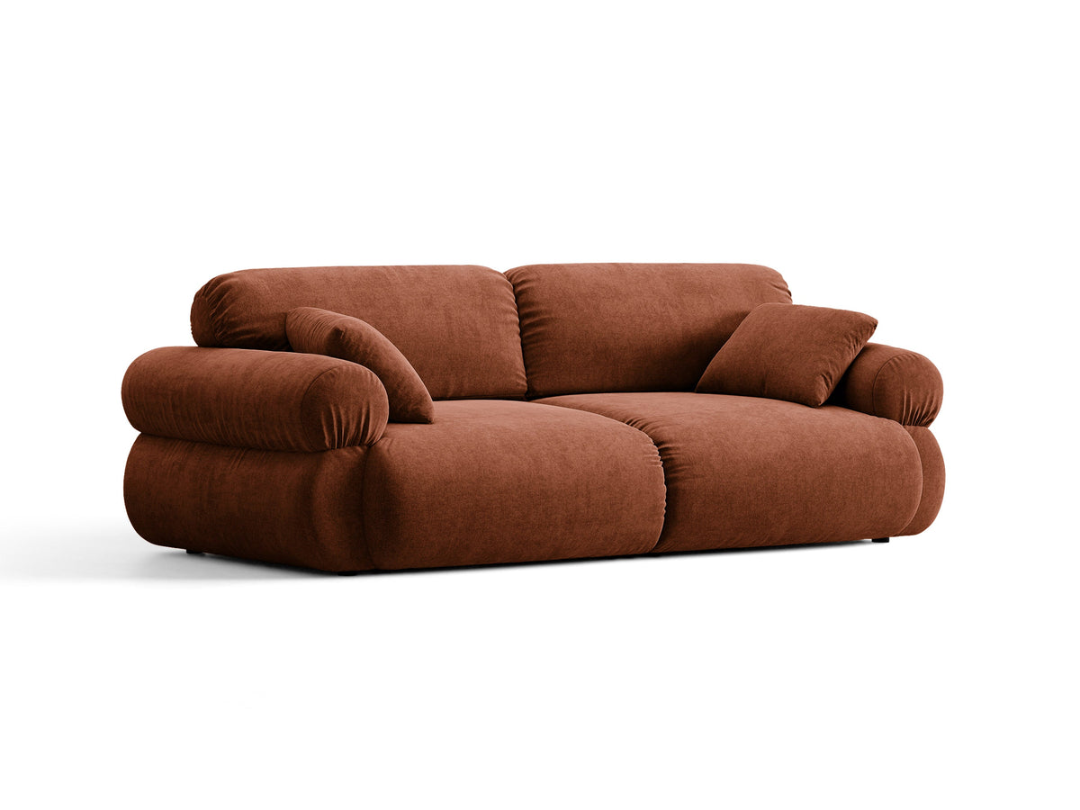 Ophelia Sofa in Velluto 3 Posti Liberty - Brick
