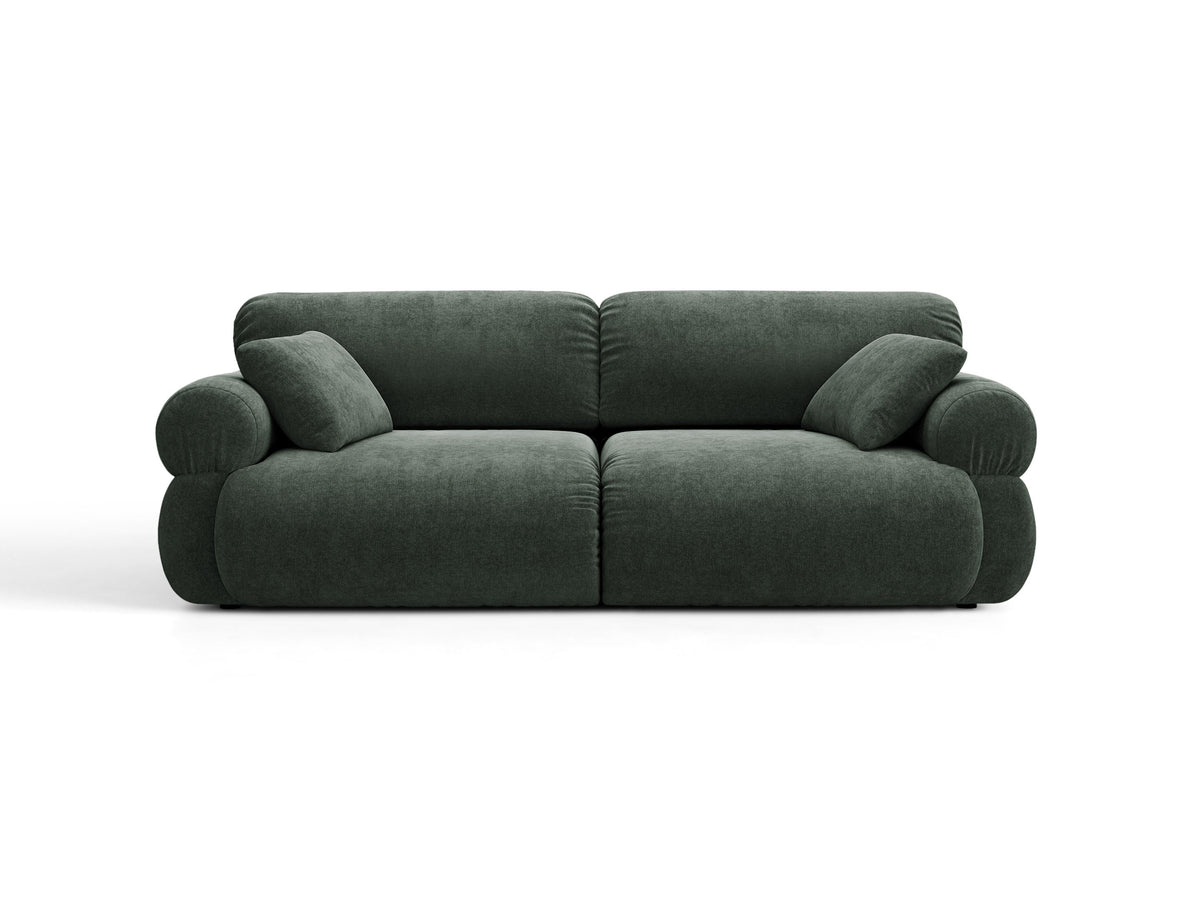 Ophelia Sofa in Velluto 3 Posti Liberty - Moss verde