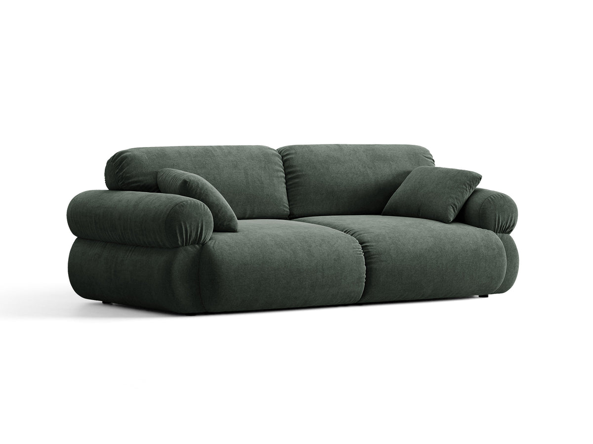 Ophelia Sofa in Velluto 3 Posti Liberty - Moss verde