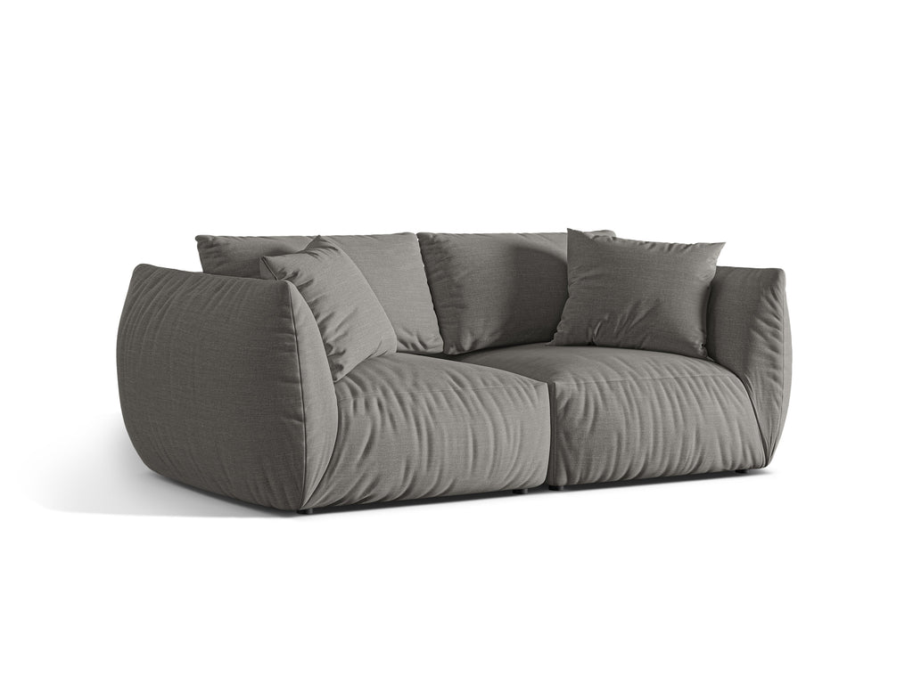 Chris Divano componibile 3 Posti Lins - Grigio caldo