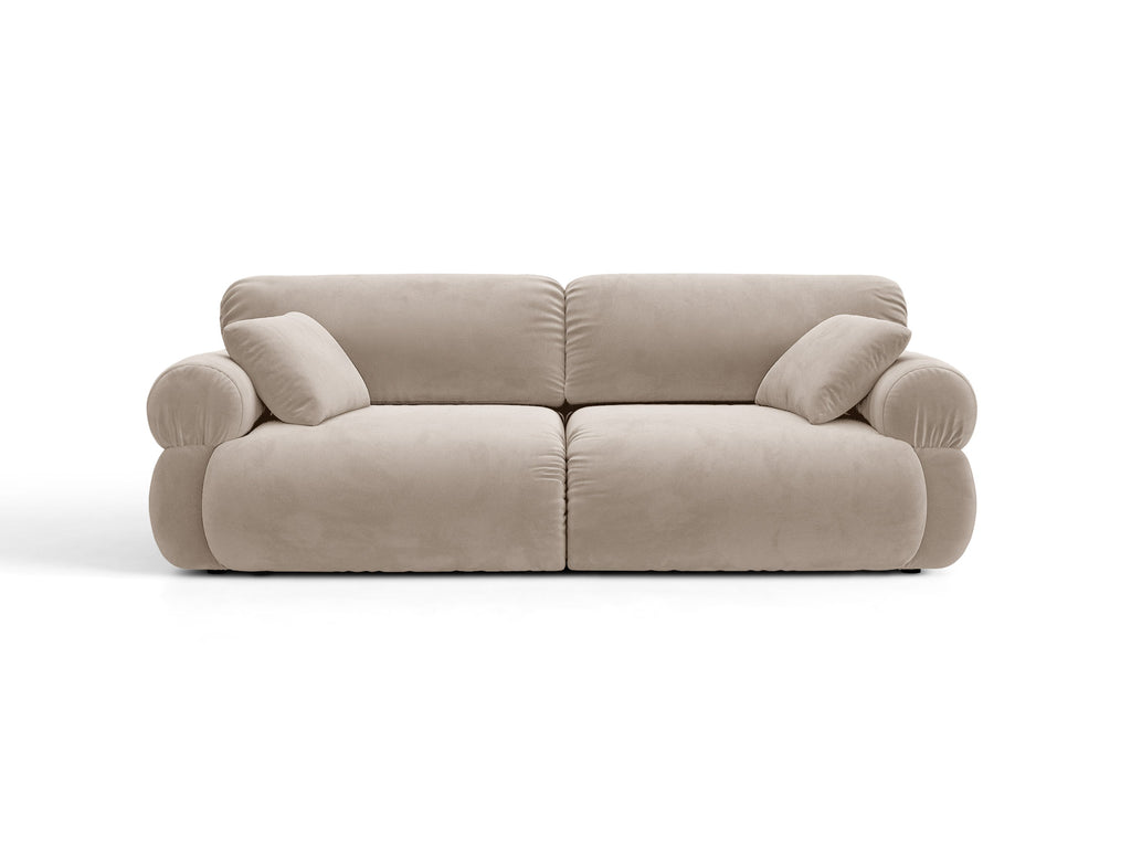 Ophelia Sofa in Velluto 3 Posti Salvador - Beige