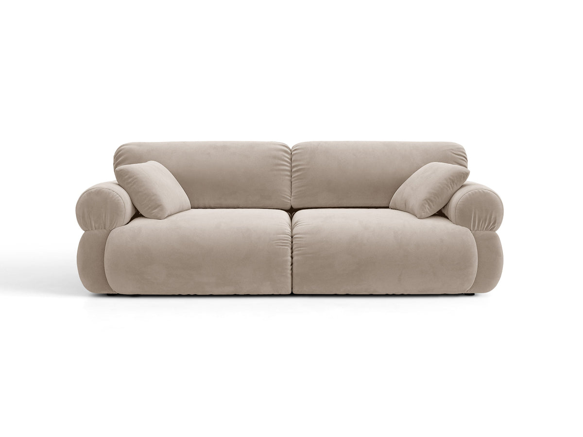 Ophelia Sofa in Velluto 3 Posti Salvador - Beige