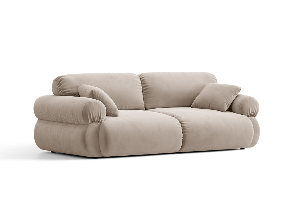 Ophelia Sofa in Velluto 3 Posti Salvador - Beige