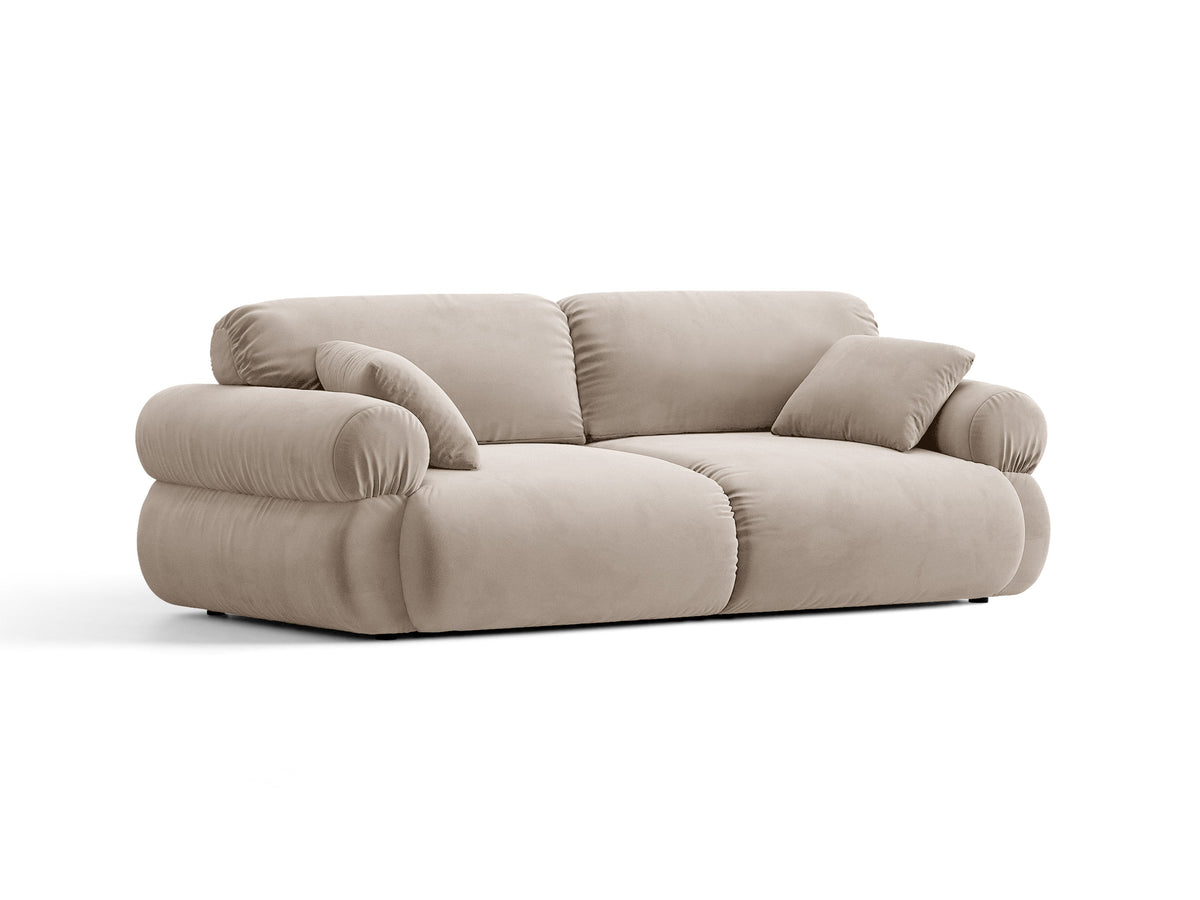Ophelia Sofa in Velluto 3 Posti Salvador - Beige