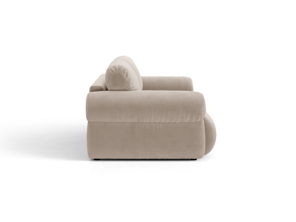 Ophelia Sofa in Velluto 3 Posti Salvador - Beige