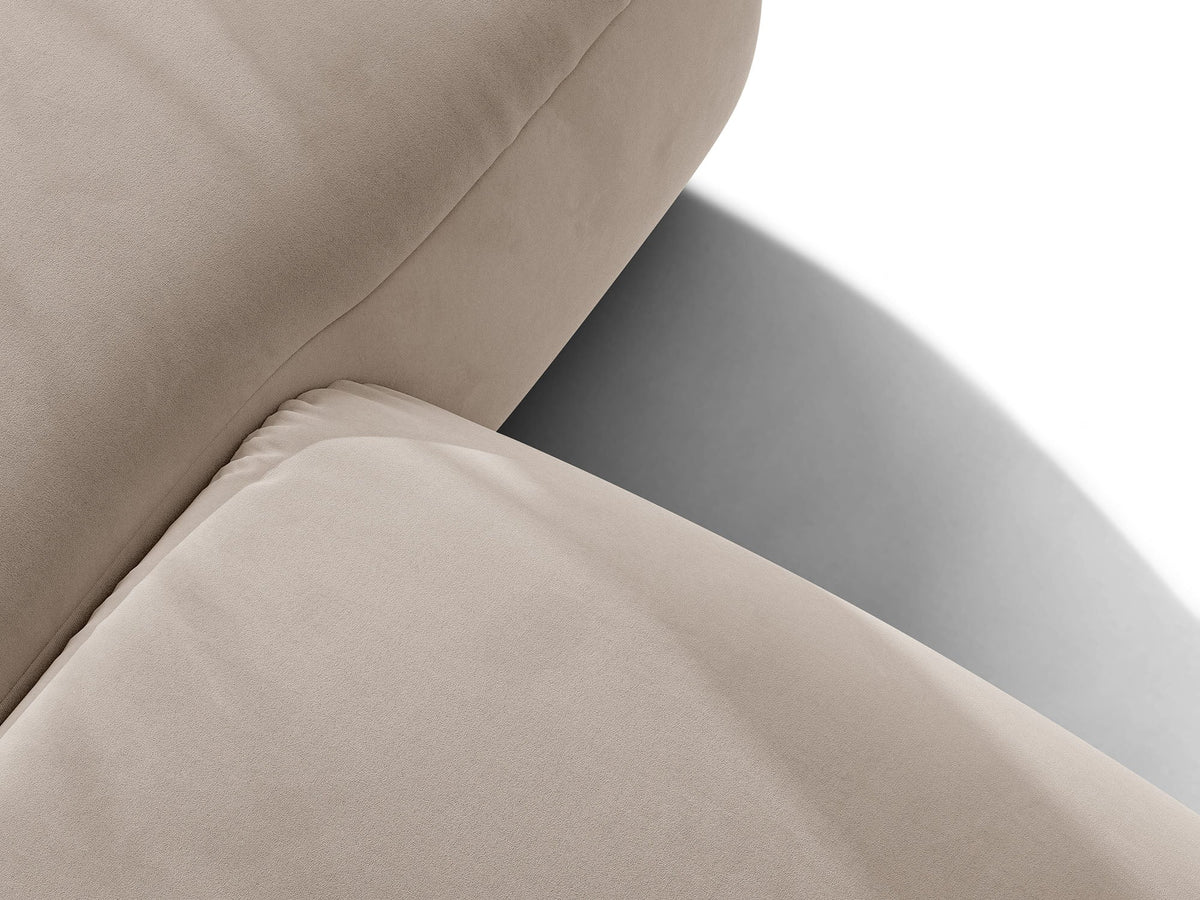 Ophelia Sofa in Velluto 3 Posti Salvador - Beige